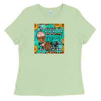 Matcha cold like my soul  mug coaster Ladies Tee - BarkalooDesign