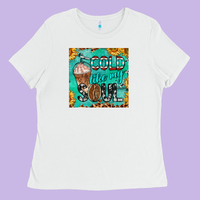 Cold Like My Soul  Mug Coaster Ladies Tee Designed By Barkaloodesign