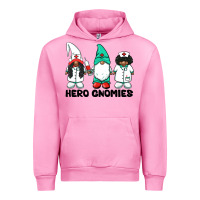 Fuchsia Pink hero gnomies african american nurse gnomies medical gnomies Urban Hoodie - BarkalooDesign