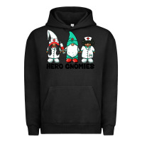 Pigment Black hero gnomies african american nurse gnomies medical gnomies Urban Hoodie - BarkalooDesign
