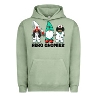 Pigment Oil Green hero gnomies african american nurse gnomies medical gnomies Urban Hoodie - BarkalooDesign