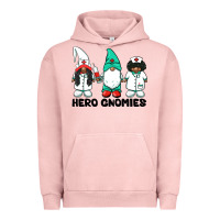 Pigment Salmon hero gnomies african american nurse gnomies medical gnomies Urban Hoodie - BarkalooDesign