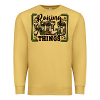 Antique Gold raising wild things Premium Sweatshirt - Zillion Design Studio