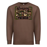 Chestnut raising wild things Premium Sweatshirt - Zillion Design Studio