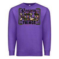 Purple raising wild things Premium Sweatshirt - Zillion Design Studio