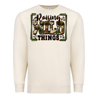 Sandshell raising wild things Premium Sweatshirt - Zillion Design Studio