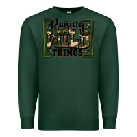 Sports Green raising wild things Premium Sweatshirt - Zillion Design Studio