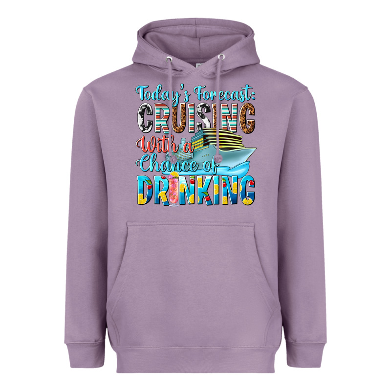 Todays Forecast  Cruising With A Chance Of Drinkin Heavyweight Hoodie by texasbilliewilder | Teevron