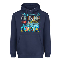 Navy todays forecast  cruising with a chance of drinkin Heavyweight Hoodie - texasbilliewilder
