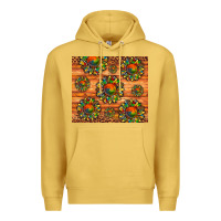 Antique Gold autism awareness cowhide leopard sunflower Premium Hoodie - Artiststas