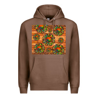 Chestnut autism awareness cowhide leopard sunflower Premium Hoodie - Artiststas
