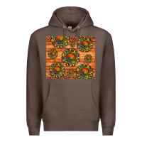 Coffee autism awareness cowhide leopard sunflower Premium Hoodie - Artiststas