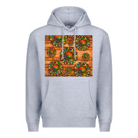 Heather Grey autism awareness cowhide leopard sunflower Premium Hoodie - Artiststas