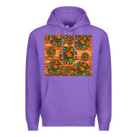 Purple autism awareness cowhide leopard sunflower Premium Hoodie - Artiststas