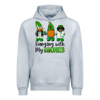Heather Grey hanging with my gnomies african american nurse gnomies Urban Hoodie - BarkalooDesign