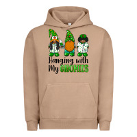 Pigment Burro hanging with my gnomies african american nurse gnomies Urban Hoodie - BarkalooDesign