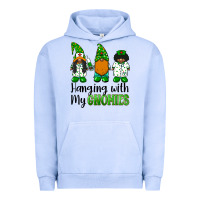 Pigment Grape Ice hanging with my gnomies african american nurse gnomies Urban Hoodie - BarkalooDesign