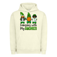 Pigment Pistachio hanging with my gnomies african american nurse gnomies Urban Hoodie - BarkalooDesign
