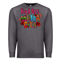 Charcoal Heather bad ass mama cita Premium Sweatshirt - CTS Tumbler Store