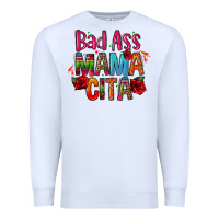 White bad ass mama cita Premium Sweatshirt - CTS Tumbler Store