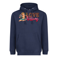 Navy love vibes cupid Heavyweight Hoodie - RanaPortraitStore