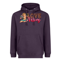 Plum love vibes cupid Heavyweight Hoodie - RanaPortraitStore
