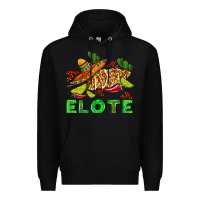 Black Elote corn sombrero lime and  cactus Premium Hoodie - AdoDesignShop