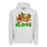Dove Grey Elote corn sombrero lime and  cactus Premium Hoodie - AdoDesignShop