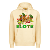 Pina Colada Elote corn sombrero lime and  cactus Premium Hoodie - AdoDesignShop