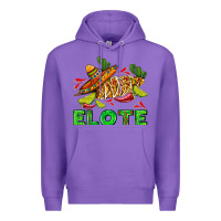 Purple Elote corn sombrero lime and  cactus Premium Hoodie - AdoDesignShop