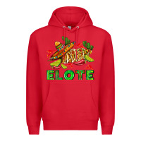 Red Elote corn sombrero lime and  cactus Premium Hoodie - AdoDesignShop