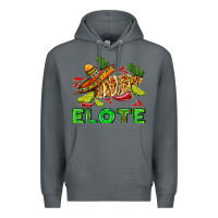 Rock Elote corn sombrero lime and  cactus Premium Hoodie - AdoDesignShop