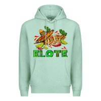 Seafoam Elote corn sombrero lime and  cactus Premium Hoodie - AdoDesignShop