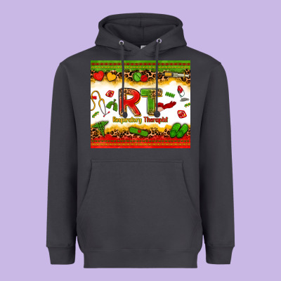Respiratory Therapist Juneteenth Heavyweight Hoodie Designed By Zillion Design Studio