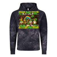 Cloud Black western st patricks gnomes Vintage Hoodie - AdoDesignShop