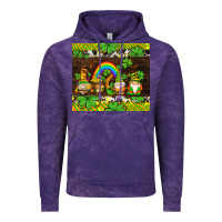 Cloud Purple western st patricks gnomes Vintage Hoodie - AdoDesignShop