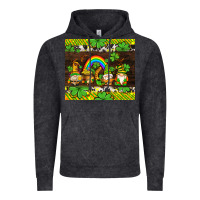 Vintage Black western st patricks gnomes Vintage Hoodie - AdoDesignShop