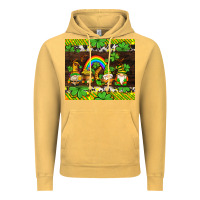 Vintage Mustard western st patricks gnomes Vintage Hoodie - AdoDesignShop