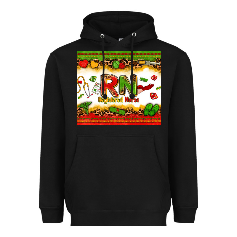 Registered Nurse Juneteenth Heavyweight Hoodie by Zillion Design Studio | Teevron