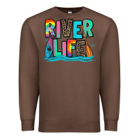Chestnut river life kayaking Premium Sweatshirt - Zillion Design Studio