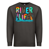 Smoke river life kayaking Premium Sweatshirt - Zillion Design Studio