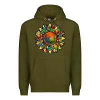 Army Green autism awareness cowhide leopard sunflower Premium Hoodie - Artiststas