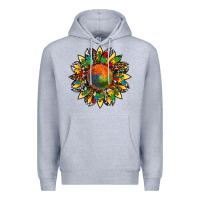 Heather Grey autism awareness cowhide leopard sunflower Premium Hoodie - Artiststas