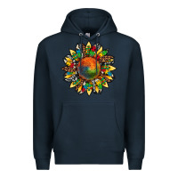 Navy autism awareness cowhide leopard sunflower Premium Hoodie - Artiststas