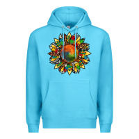 Ocean Blue autism awareness cowhide leopard sunflower Premium Hoodie - Artiststas