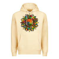 Pina Colada autism awareness cowhide leopard sunflower Premium Hoodie - Artiststas