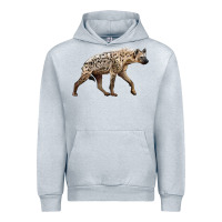 Heather Grey hyena Urban Hoodie - LillyAllenDesigns