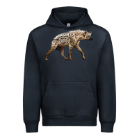 Navy hyena Urban Hoodie - LillyAllenDesigns