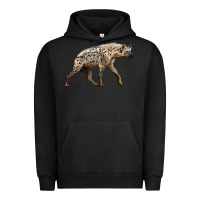 Pigment Black hyena Urban Hoodie - LillyAllenDesigns