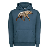 Pigment Midnight Navy hyena Urban Hoodie - LillyAllenDesigns
